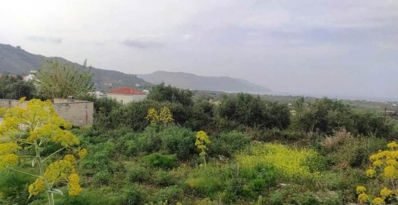 Kavallos Kreta, Kavallos: Grundstück mit Meerblick zu verkaufen Grundstück kaufen